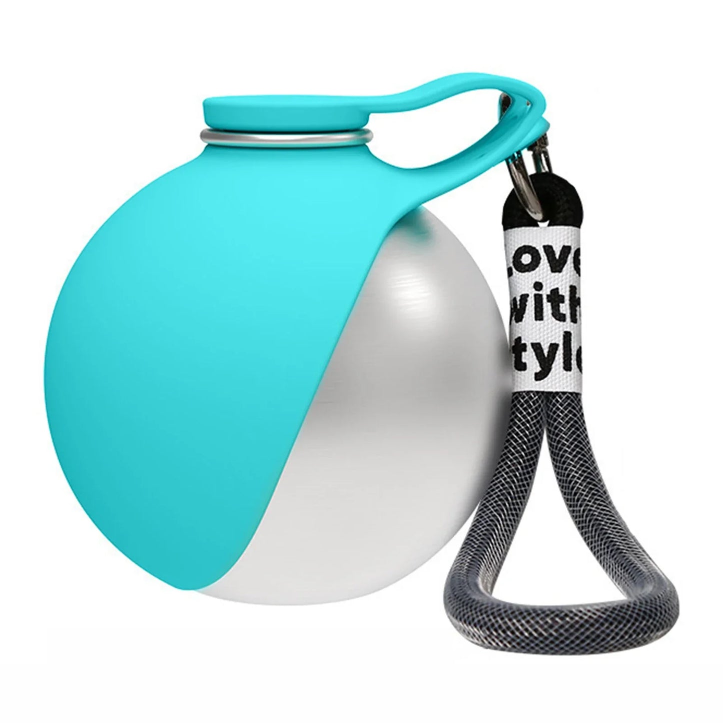 DogZio portable dog water bottle - teal